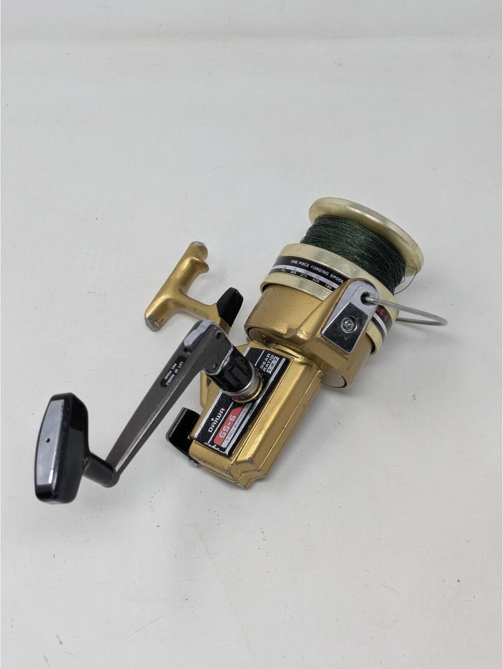 Vintage Daiwa GS-6 Spinning Reel , Heavy Duty Steal Fishing Reel, Working Great